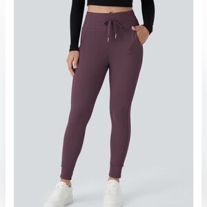 High-Rise Drawstring Joggers